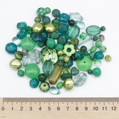 Декоративні намистинки для творчості Бомбей Dom Busin УТ100014221 в упаковці 110 шт