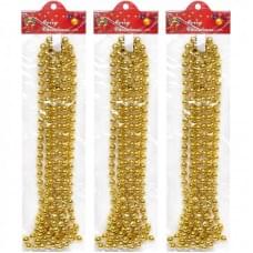 Декоративні новорічні намиста на ялинку 10мм XYA07-2.7 м