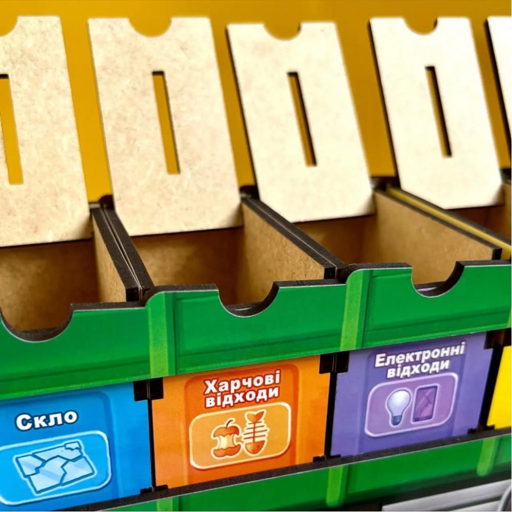 Настільна розвиваюча гра "Сортування сміття: сміттєвоз" Ubumblebees (ПСФ129) PSF129 комодик
