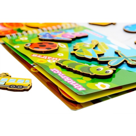 Розвиваючий Альбом "Головоломка на липучках" Puz-22925