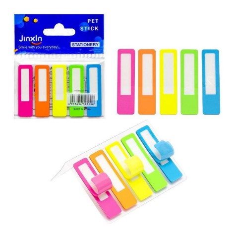 Закладка неонова "Stick Notes" COLOR-IT Р36, 5 кольорів