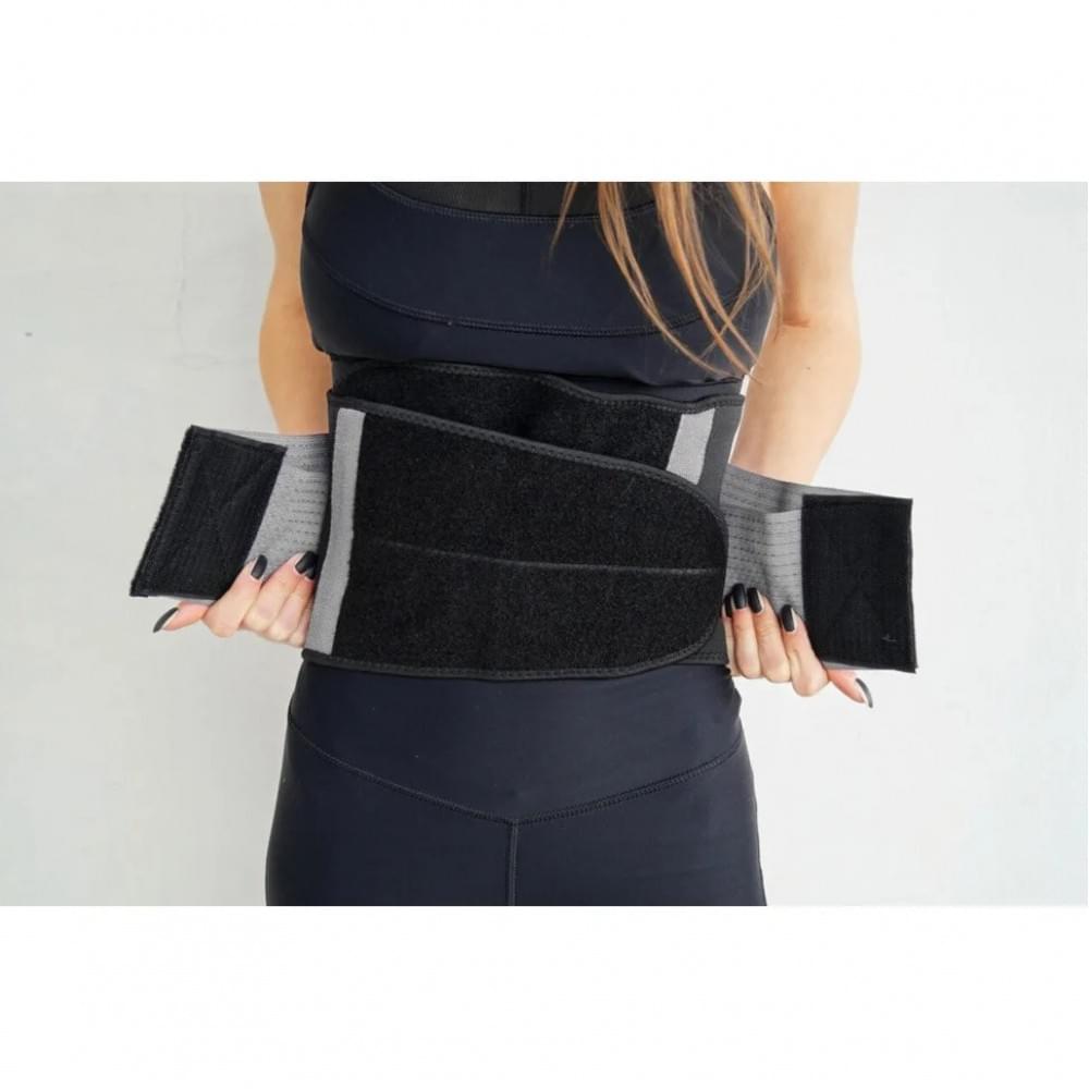 Пояс-корсет для підтримки спини "Waist Shaper" Power System 6031GR-3 Grey, S/M