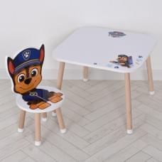 Дерев'яний дитячий столик M 502-3 зі стільчиком
