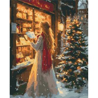 Картина за номерами "Час новорічних див" BS54192, 40х50 см