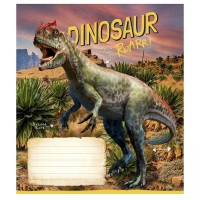Зошит учнівський "Jurassic world" 018-3310K-4 в клітинку, 18 аркушів