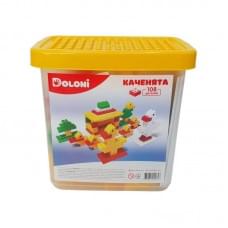 Конструктор "Каченята" 013888/11 в пластиковому боксі, 108 деталей