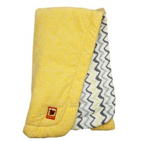 Плед дитячий МС 110612-15 трикотаж, жовтий 78 х 90 см
