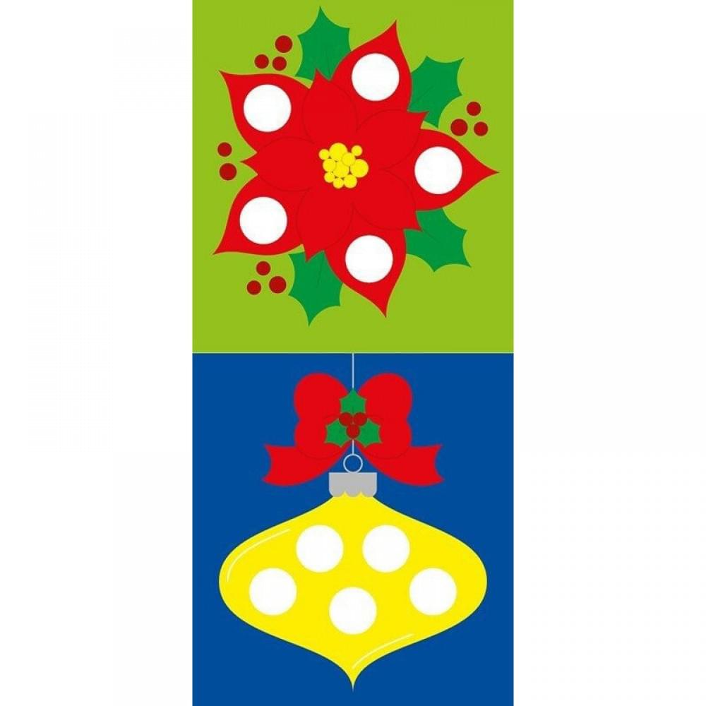 Мозаїка з наліпок для малюків "Сніговик" 166069, 8 сторінок