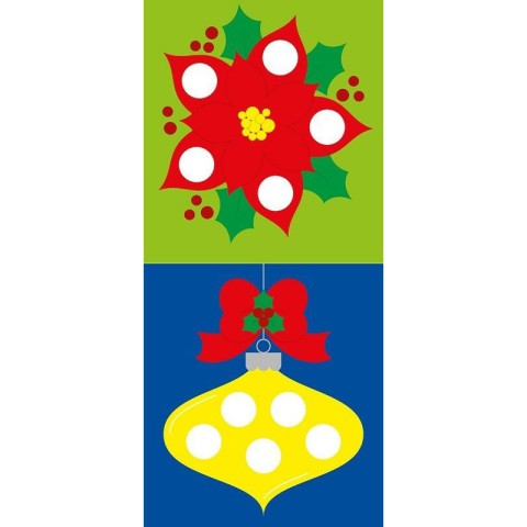 Мозаїка з наліпок для малюків "Сніговик" 166069, 8 сторінок