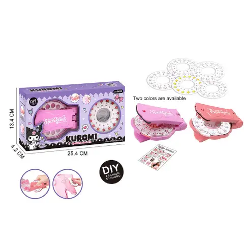 Набір для творчості "Kuromi" DM249-132(Coral) пристрій для кріплення страз, стрази