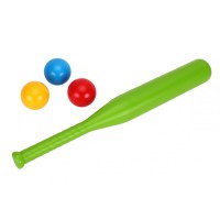 Ігровий набір Бейсбол 4968TXK, 3 м'ячика з битою Зелений