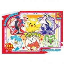 Дитячий пазл "Покемони" PM05 постер, 117 елементів