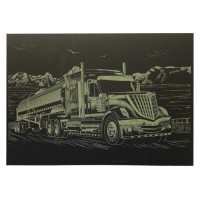 Гравюра А4 "Вантажівка" ГрА4-2з економ варіант в пакеті 29,7х21 см
