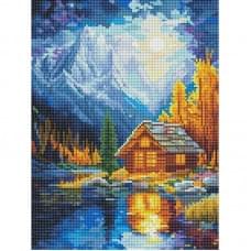 Алмазна мозаїка "Місячний вечір" Brushme DBS54203, 30х40 см