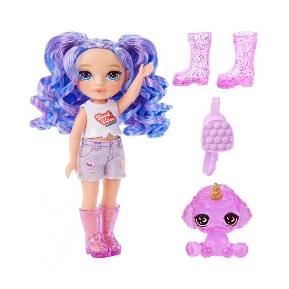 Ігровий набір із лялькою «Аметиста» Rainbow High 531234 серії «Littles» з аксесуарами