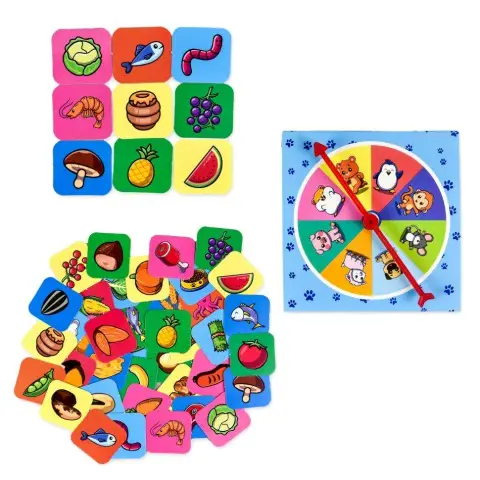 Настільна гра "Хто, що їсть?" 30547 українською мовою