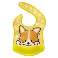 Дитячий слинявчик Трактор MGZ-0602(Orange Dog) зі знімною кишенею