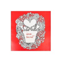 Розмальовка антистрес "Love Secret" COLOR-IT GDM-005, 12 аркушів