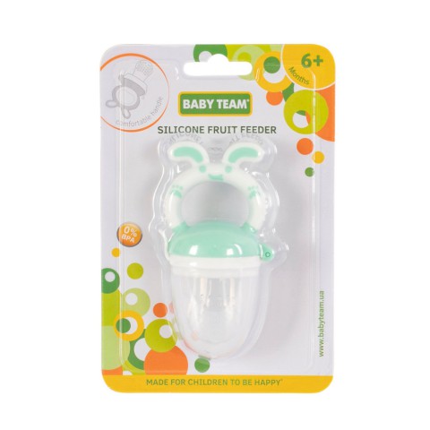 Ніблер для прикорму немовлят Фрут Фідер 6203_бірюзовий, харчовий силікон