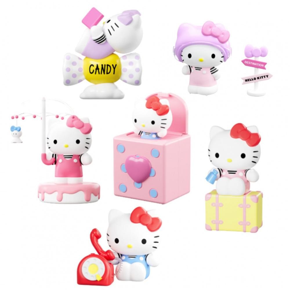 Механічна іграшка-сюрприз "Милий сигнал" Pop Top Hello Kitty 24MDL-002 в асортименті