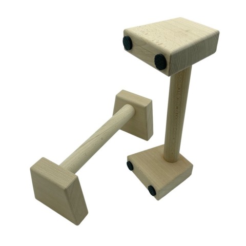 Паралетси, упори для віджимання дерев'яні Wood Gym Push Up NE-WD-30 з бука 30 см 2 шт