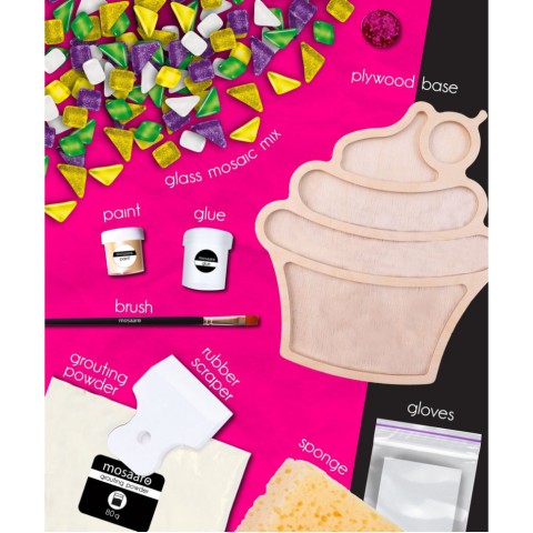 Дитячий набір для творчості кришталева мозаїка "Кекс" MA1006