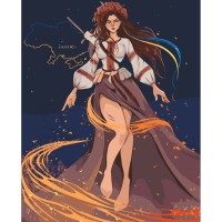 Картина за номерами "Незламна" ©LIEN_ILLUSTRATION 10076-AC 40х50 см