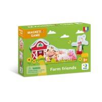 Дитяча магнітна гра "Друзі з ферми" DoDo Toys 200255, 8 елементів