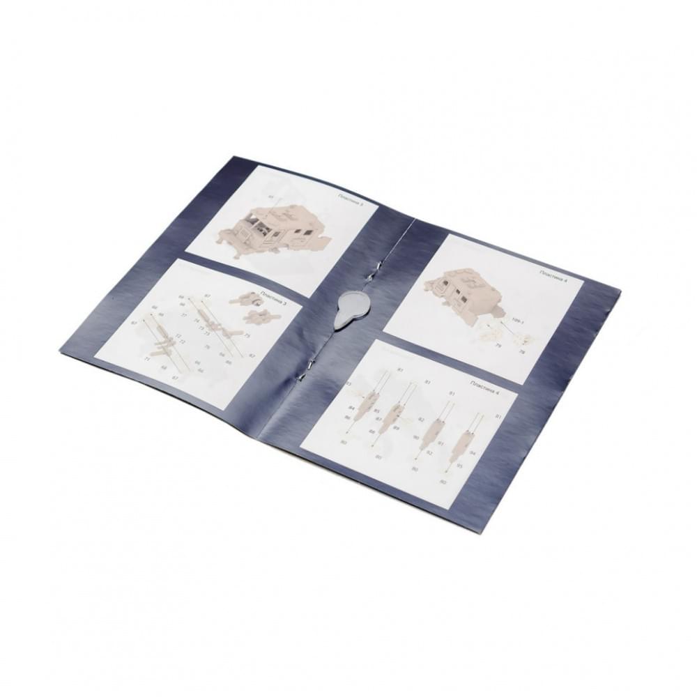 Дерев'яний 3D конструктор "Пожежна машина" Puz-00921, 318 деталей