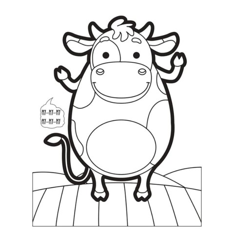 Дитяча книжка-розмальовка "Хто сказав кукуріку?" Книжковий Хмарочос 404027, 8 сторінок