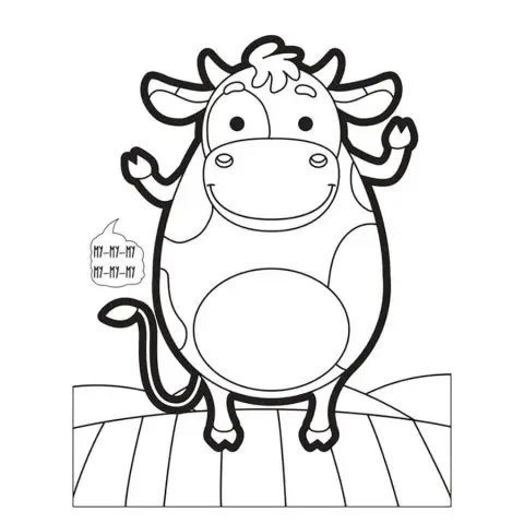 Дитяча книжка-розмальовка "Хто сказав кукуріку?" Книжковий Хмарочос 404027, 8 сторінок