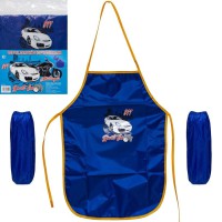 Фартух дитячий з нарукавниками для хлопчиків CR5520(Dark-Blue) 54х37 см (80433)