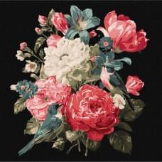 Картина за номерами "Букет життя" ©art_selena_ua KHO5181, 30х30 см
