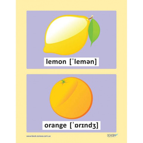 Демонстраційні флеш-картки Англійська мова ЗПП 051 двосторонні