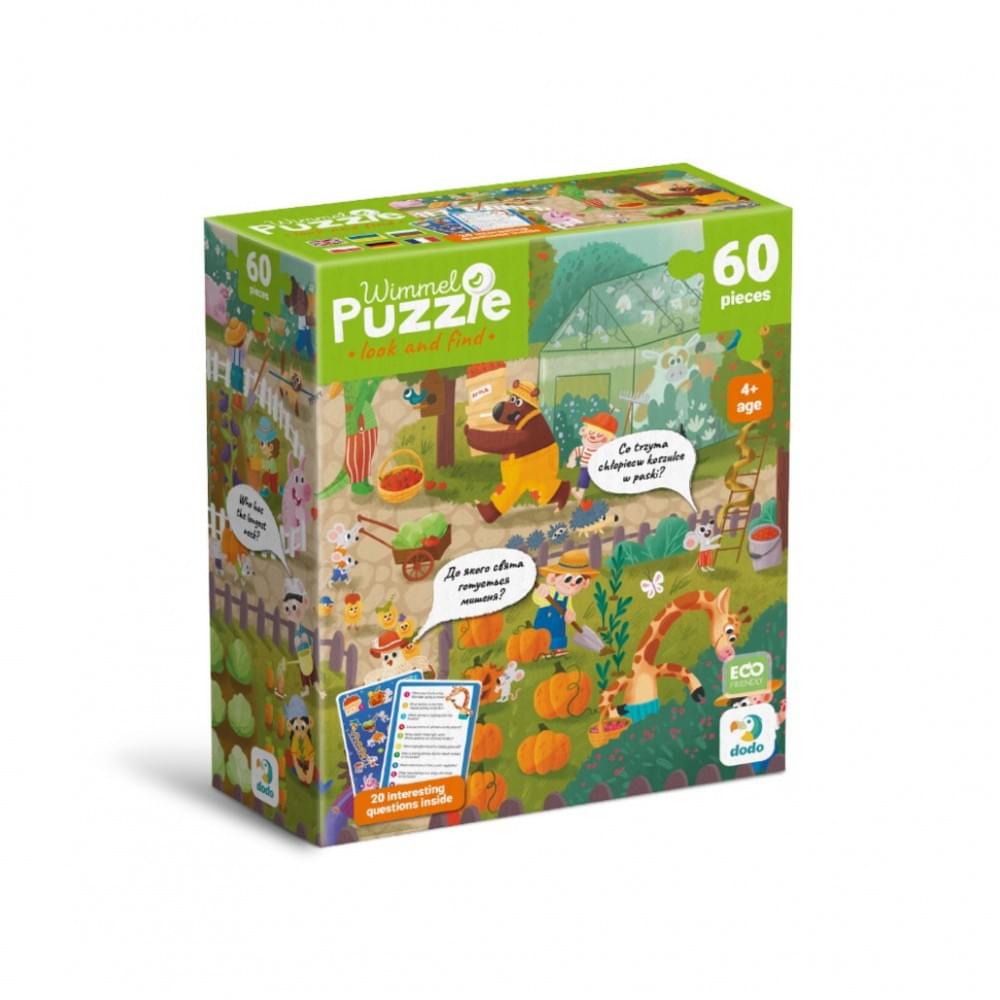 Дитячий віммельпазл "Літо у селі" DoDo Toys 300659, 60 елементів