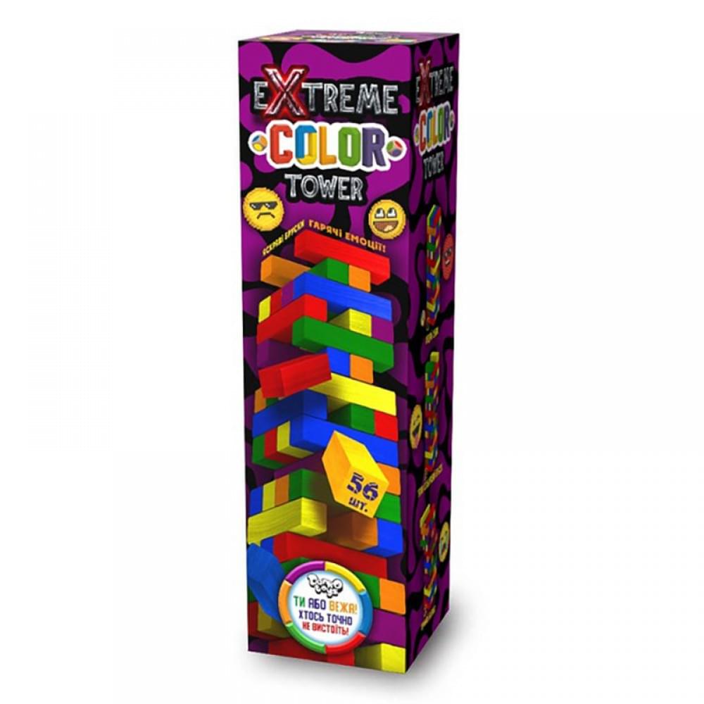 Настільна гра "Extreme color tower" G-ECT-01U 56 брусків
