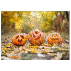 Фігурний пазл з дерева "Хелловін" PZ006-A3C-AC 180-250 деталей, розмір А3, картонна коробка