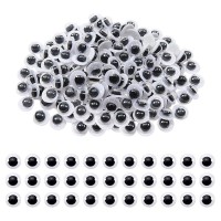 Очі для іграшок самоклеючі Bambi ED-539 упаковка 10 гр, 330 шт, 6 мм