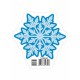 Прикраса для оформлення інтер'єру "Сніжинка 4" 13105219