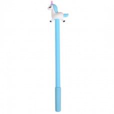 Ручка гелева "Єдиноріг" 6029 синя Синій Ручка гелева "Єдиноріг" 6029 синя Синій