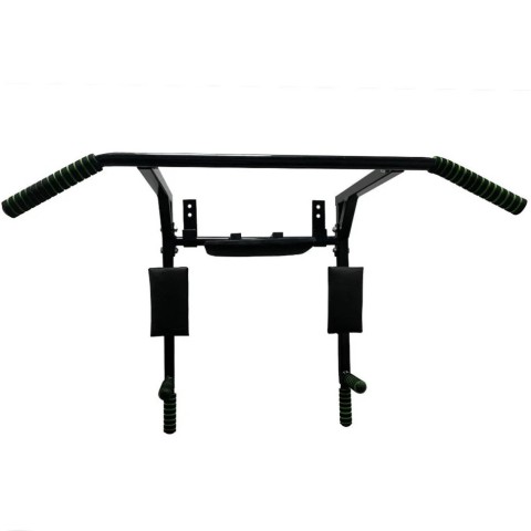 Турнік-бруси настінний "Iron" NE-TR-3B 3 в 1 з м'якими ручками чорний