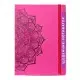 Щоденник-мотиватор недатований "Мандала Малиновий колір" 21203-KR Нанокрафт у книжковій палітурці
