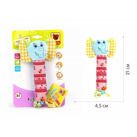 Брязкальце Macik "Зоо Слон Мілаш" МС 010202-01