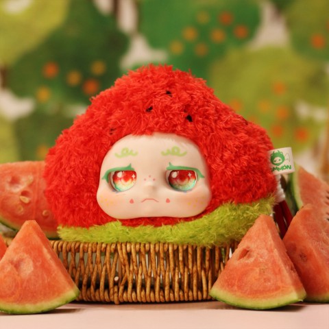 Колекційна м'яка іграшка з кільцем "Забавні фрукти" POP TOP 556101 в асортименті