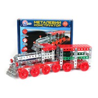 Металевий конструктор Поїзд ТехноК 4814TXK, 312 деталей