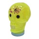 Дитячий антистрес-слайм Череп Skull 80174, 100 мл Жовтий