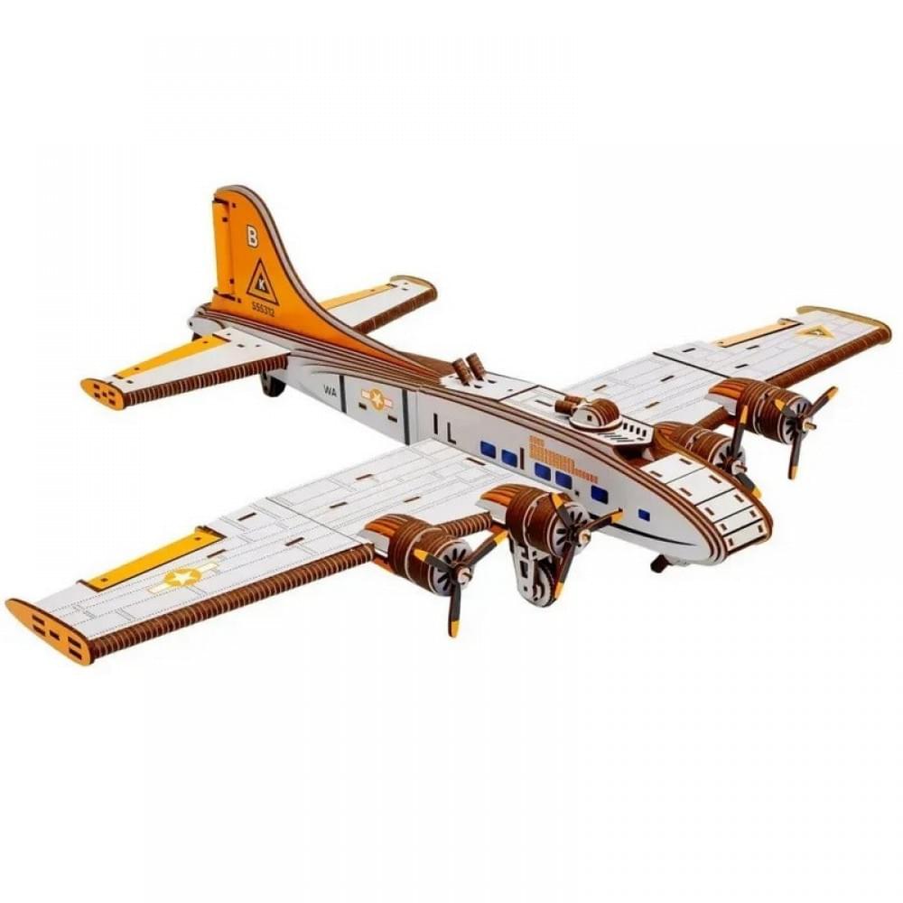 Дерев’яний 3D-конструктор "Бомбардувальник – Літаюча фортеця" Puz-00949