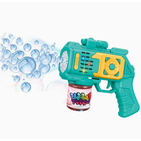 Генератор мильних бульбашок "Бластер" 666-1(Green) підсвічування