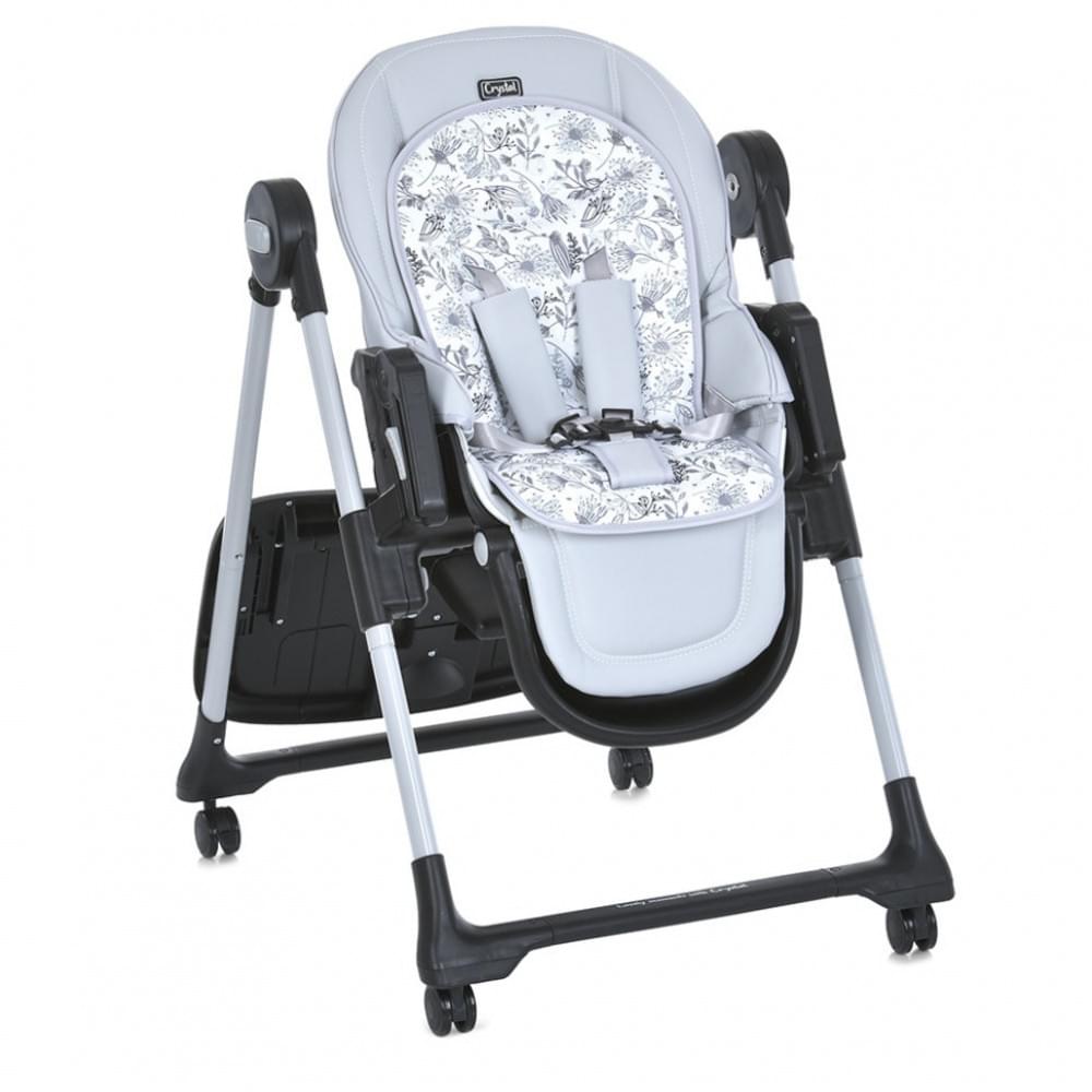 Стільчик для годування CRYSTAL ME 1037-B Gray, до 15 кг