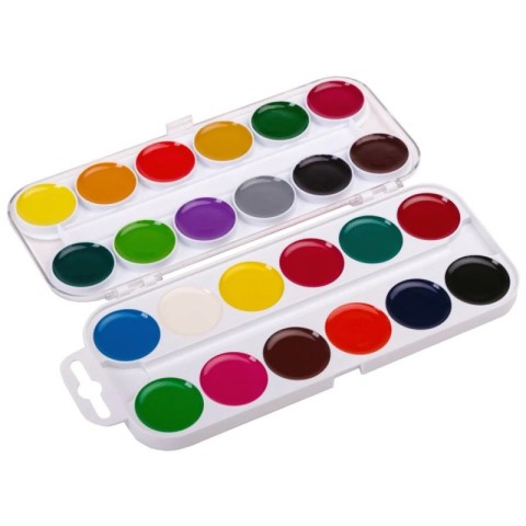 Акварельні фарби "Захоплення" 200109-1, 24 кольори